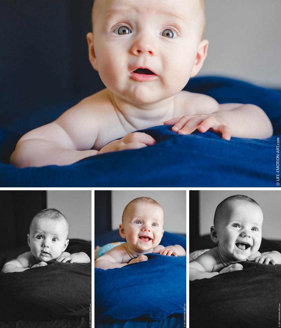 séance photos d'un bébé à domicile à Paris